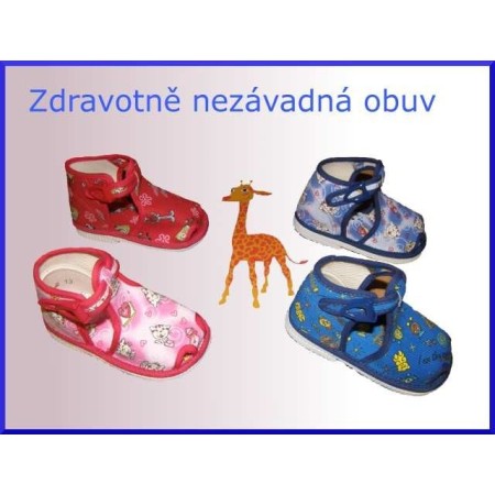 13,5 cm - dětské bačkory HP Čechtín - přezka, vysoký sandál, vel. 20
