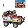 SLUBAN Stavebnice Off-Road EXPERT Terénní vůz set 167 dílků + figurka 2ks plast