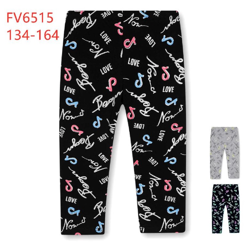 KUGO FV-6515 dívčí 3/4 legíny