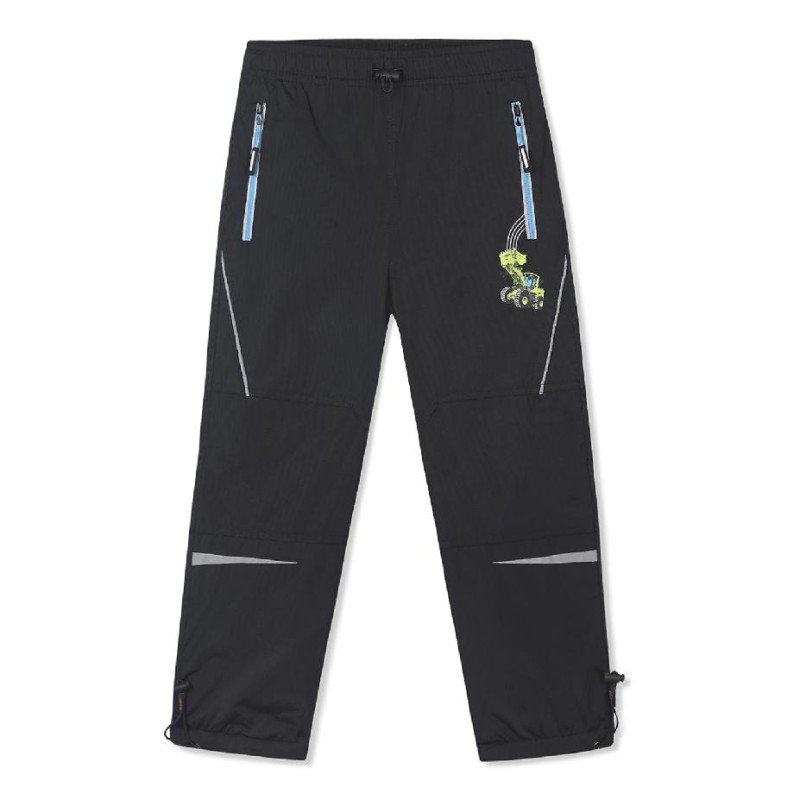 KUGO DK7092 Zateplené šusťákové kalhoty s fleesem 98-128
