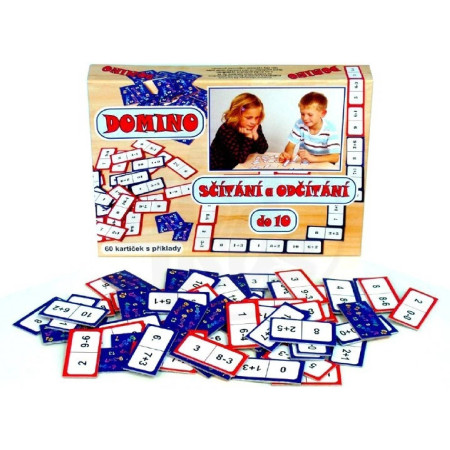Domino sčítání a odčítání do 10